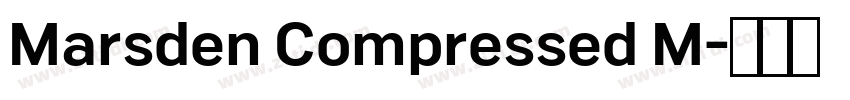Marsden Compressed M字体转换